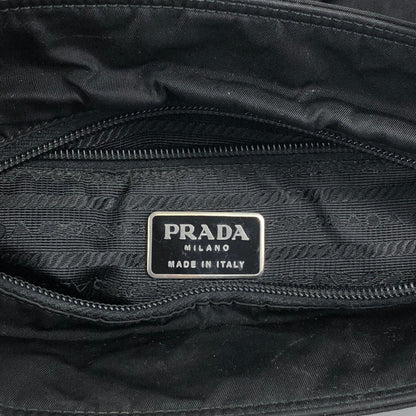 PRADA Tessuto Triangle Logo Totebag Black Vintage bfw3nz