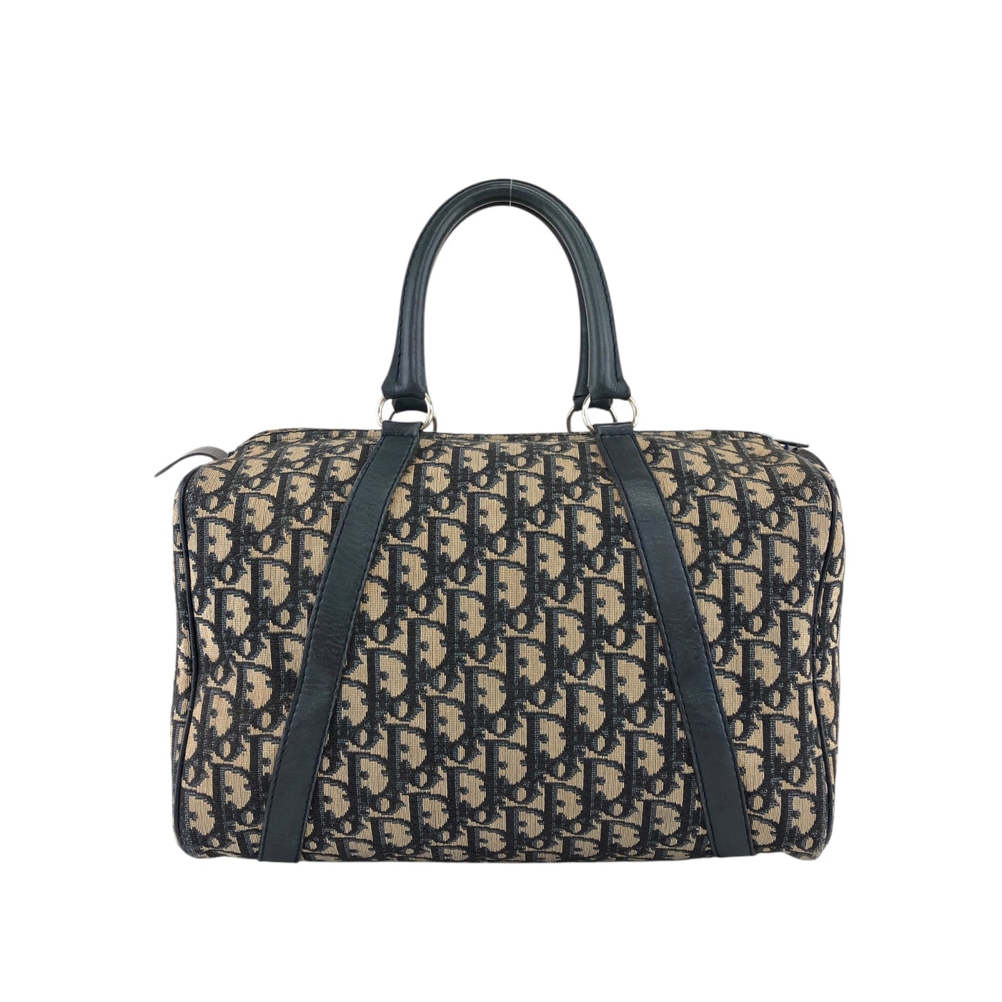 Christian Dior Trotter 波士頓包 手袋 海軍藍 復古 dmrj3p