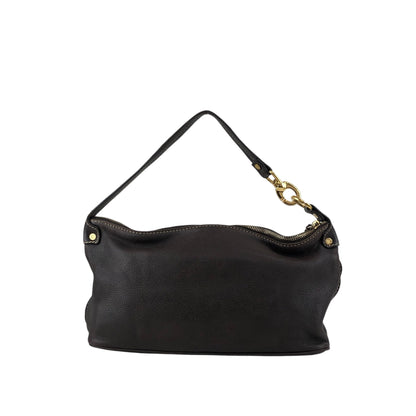 CELINE Triomphe Small Handbag Brown Vintage yat2yf