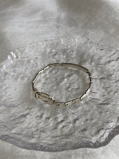 GUCCI Bracelet Silver SILVER925 Vintage eubebh