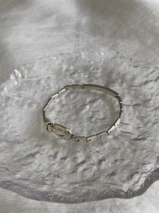 GUCCI Bracelet Silver SILVER925 Vintage eubebh