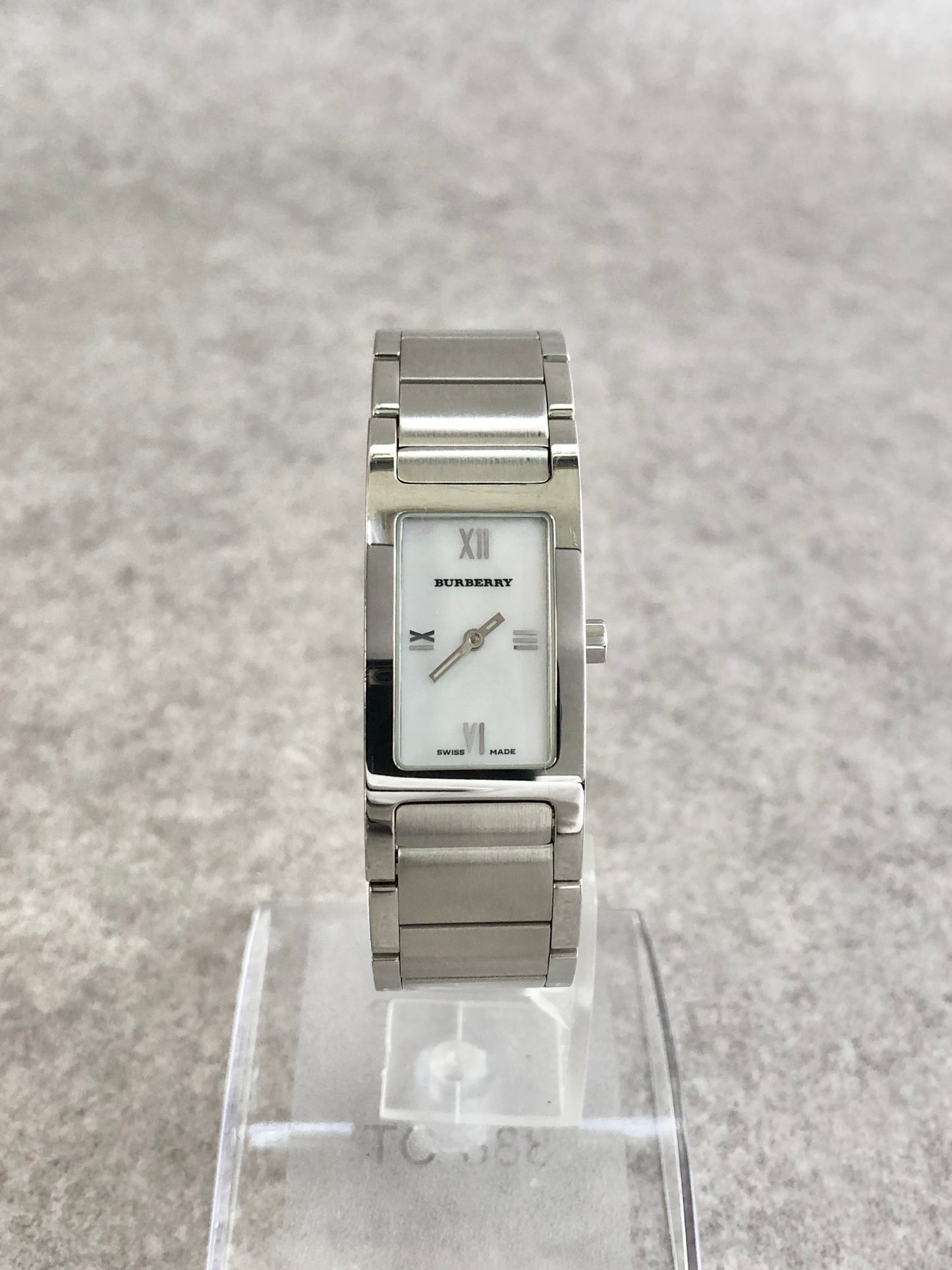 BURBERRY Quartz Watch Silver 14000L Vintage z4wz28