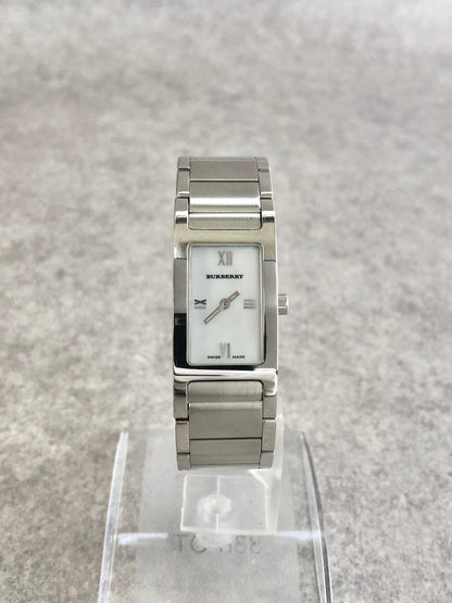 BURBERRY Quartz Watch Silver 14000L Vintage z4wz28