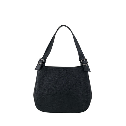 Yves Saint Laurent Logo Shoulder bag Black Vintage p2bexr