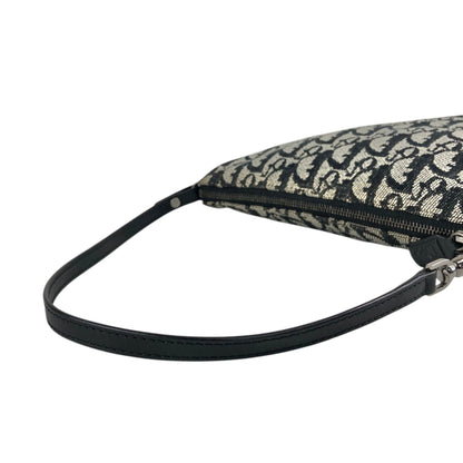 Christian Dior Trotter Shoulder bag Black Vintage rnufs3