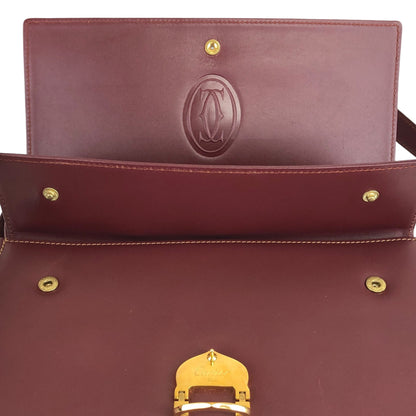 Cartier Shoulder bag Bordeaux Vintage r8tpmr