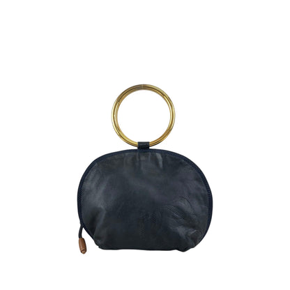 LOEWE Anagram Handbag Black Vintage atujby