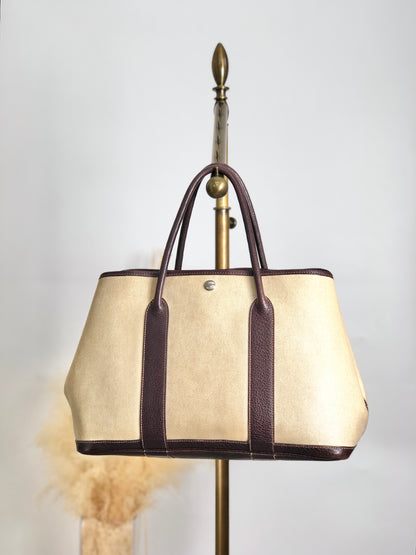 HERMES Totebag Beige Vintage ixgnpz