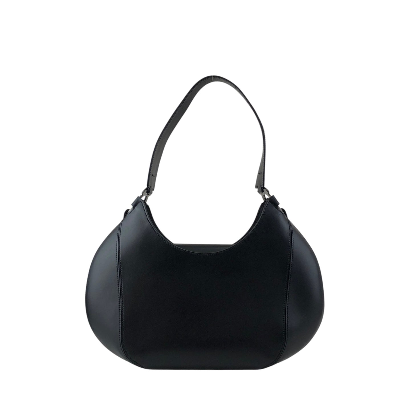 Salvatore Ferragamo Gancini Shoulder bag Black Vintage c3yye7