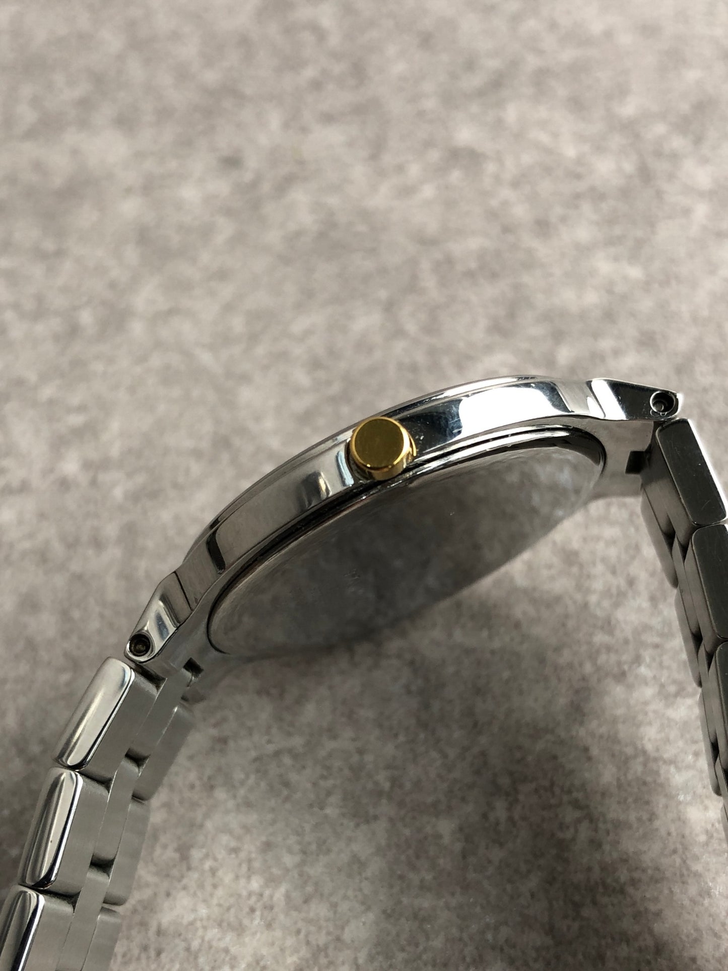 Yves Saint Laurent Quartz Watch Silver 9620-H13847Y Vintage 28zc4x