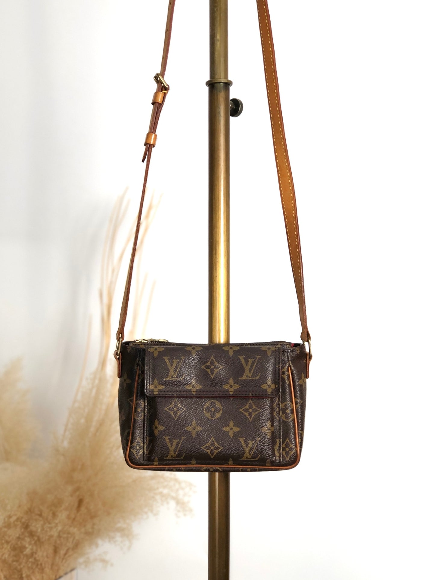 LOUIS VUITTON Monogram Shoulder bag Brown Viva-Cité PM M51165 Vintage h8pdry