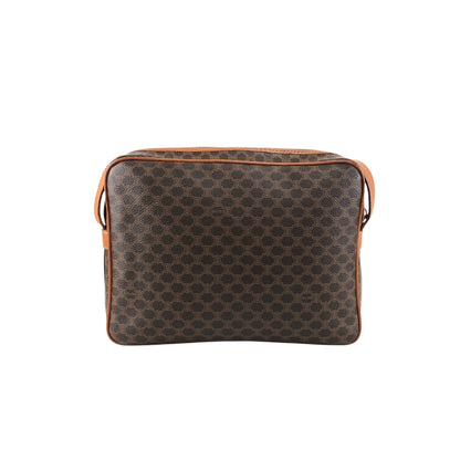 CELINE Macadam Blason Shoulder bag Brown Vintage jbdzhb