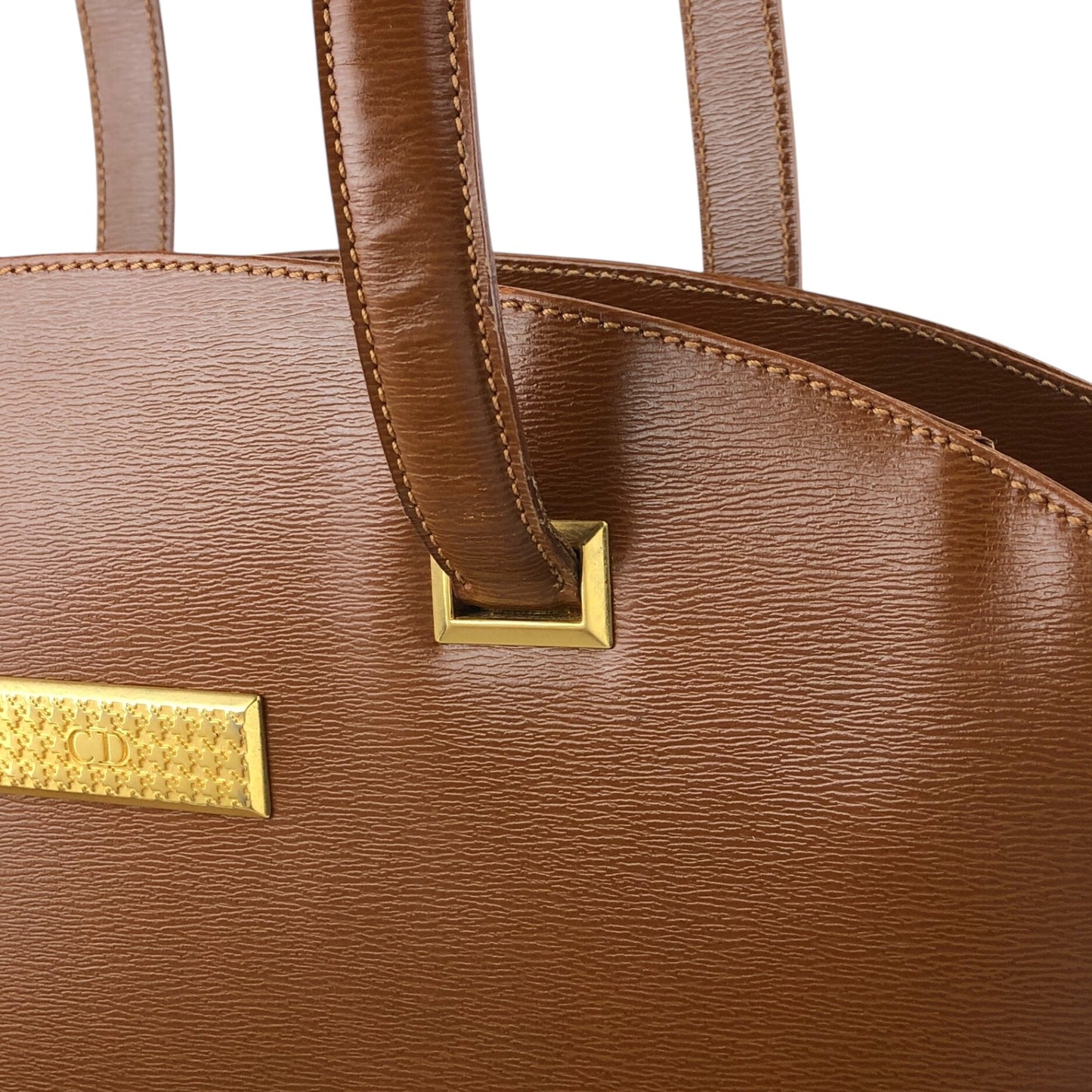 Christian Dior Logo Totebag Brown Vintage 57kjwn