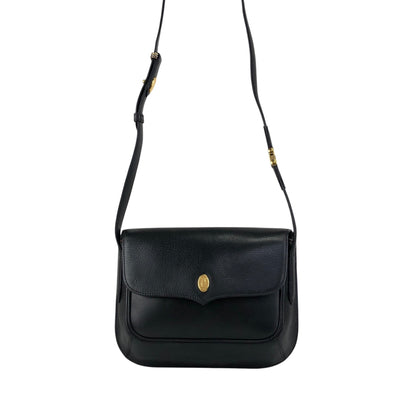 Cartier Logo Trinity Shoulder bag Black Vintage j72pji