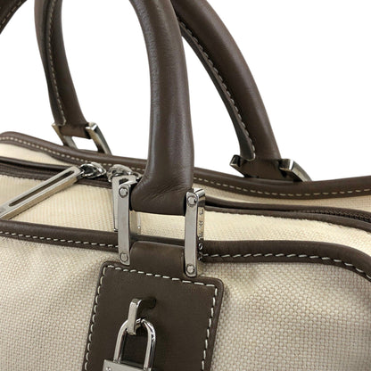 LOEWE Amazona Anagram Handbag Beige Vintage srrkp4