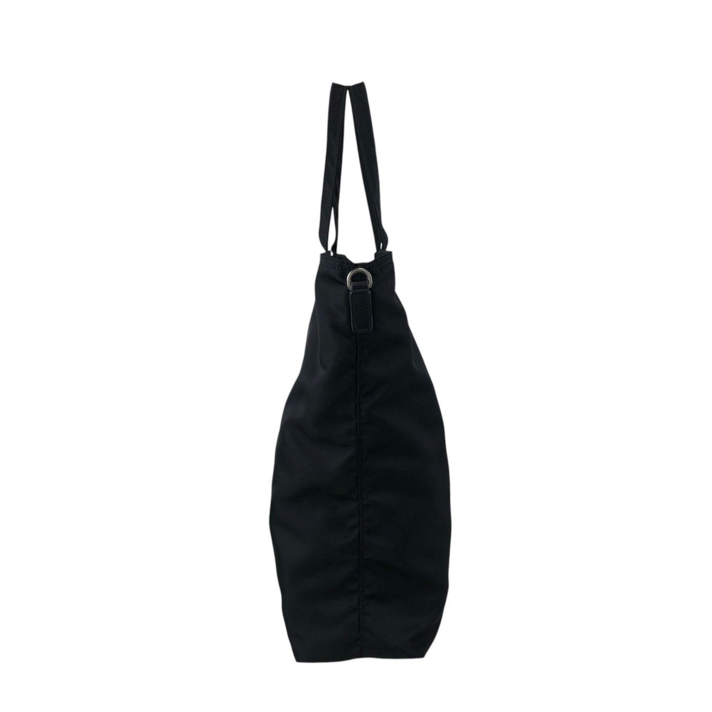 PRADA Tessuto Triangle Logo Two-way Handbag Shoulder bag Black Vintage 3syb38