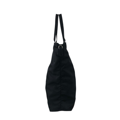 PRADA Tessuto Triangle Logo Two-way Handbag Shoulder bag Black Vintage 3syb38