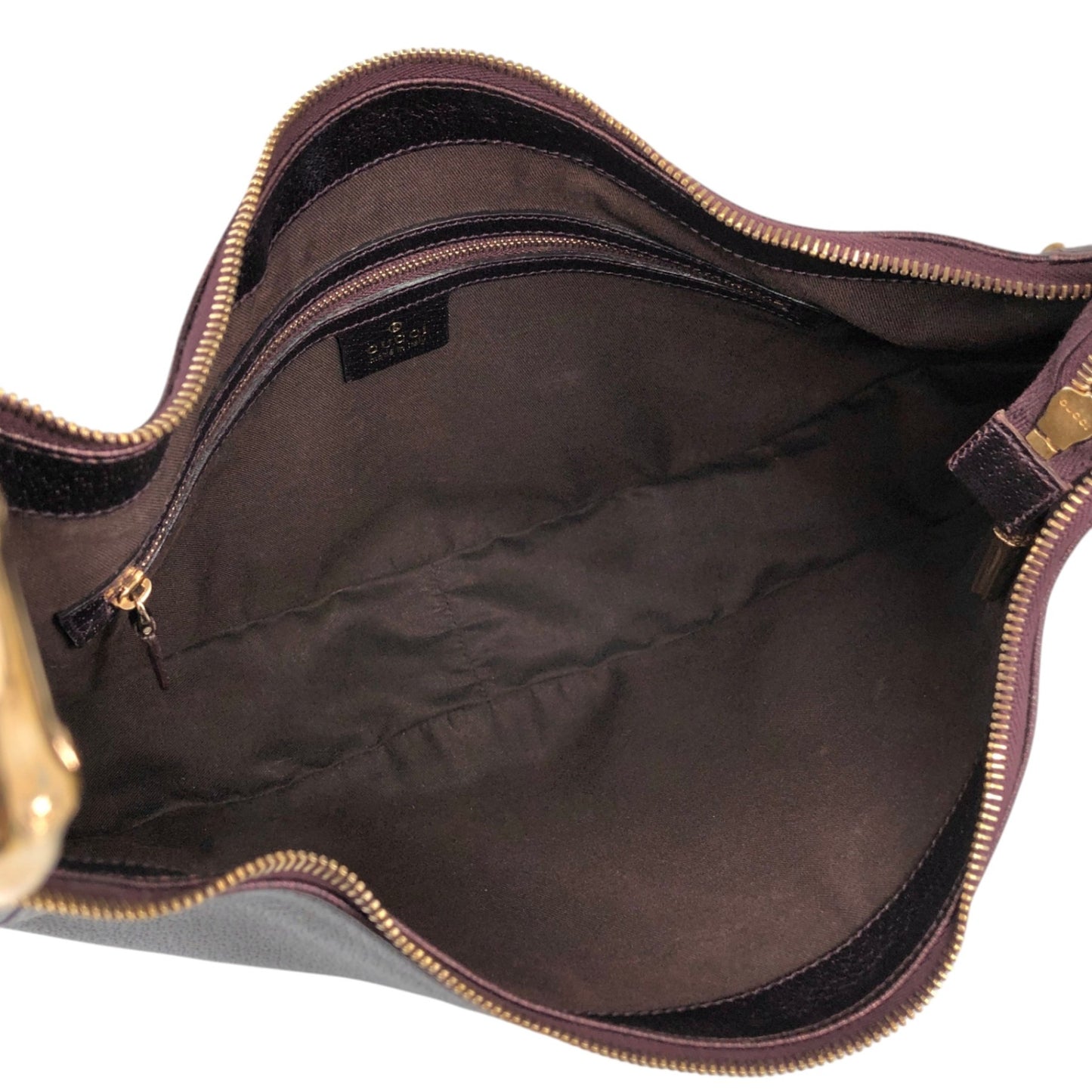 GUCCI Logo Shoulder bag Bordeaux Vintage wjm7n2
