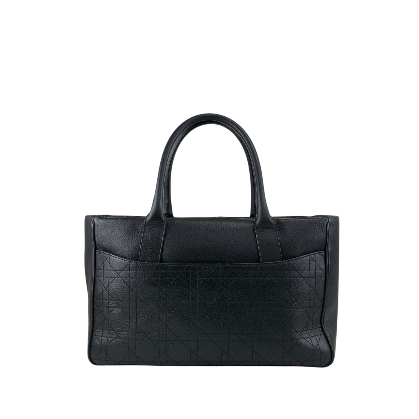 Christian Dior D Motif Totebag Black Vintage iiw373