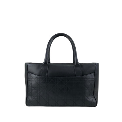 Christian Dior D Motif Totebag Black Vintage iiw373