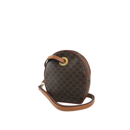 CELINE Macadam Shoulder bag Brown Vintage zhsca6