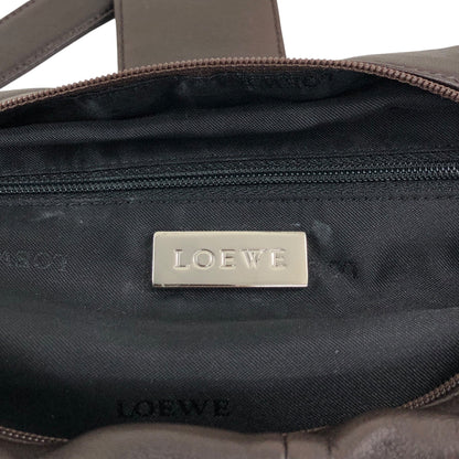 LOEWE Anagram Handbag Hobobag Brown Vintage mcgv5x