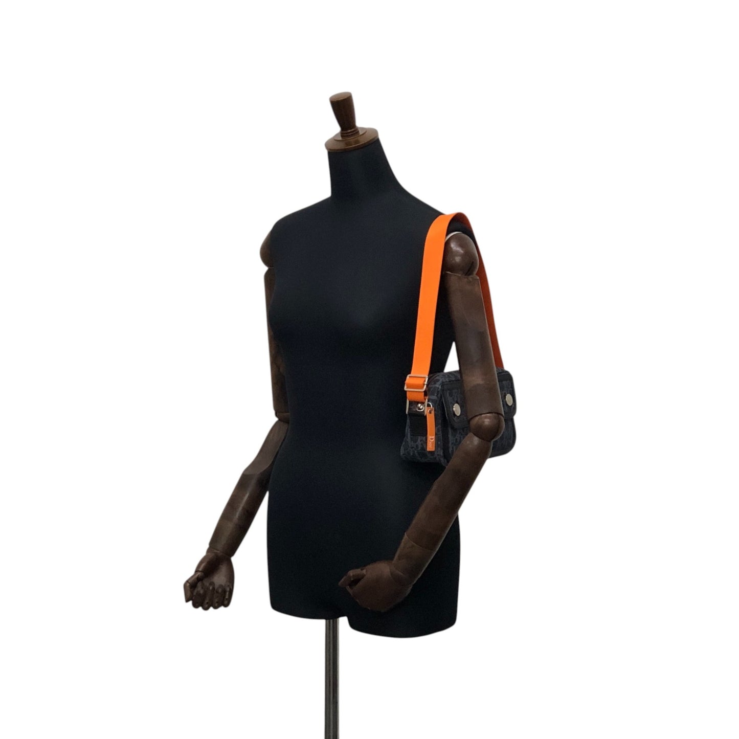 Christian Dior Trotter Flap Shoulder bag Indigo Vintage jb5tcy