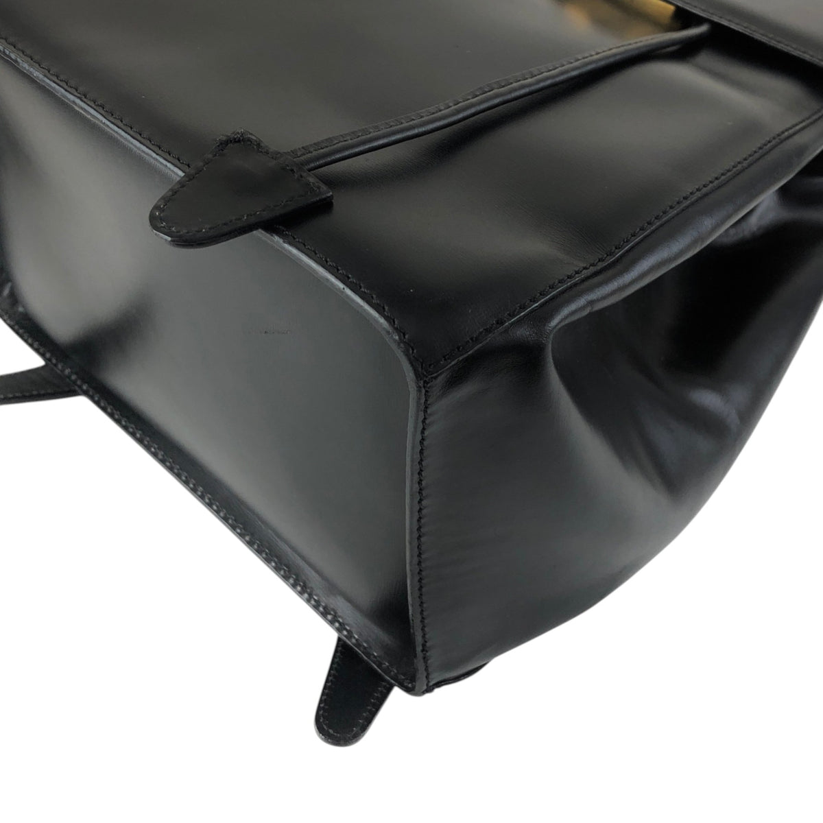 CELINE Gancini Backpack Black Vintage 6s3thv