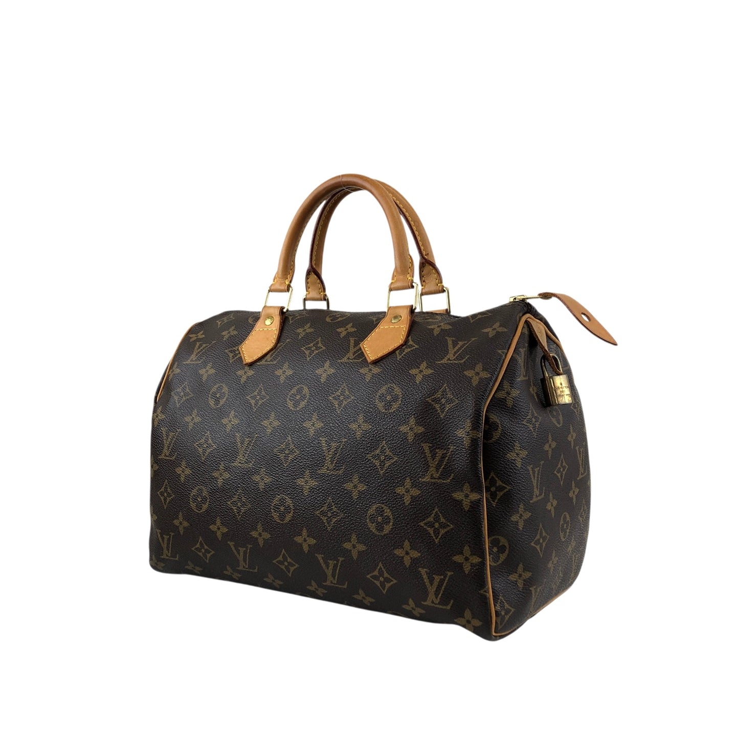 LOUIS VUITTON Monogram Small Boston bag Handbag BrownM41528  Vintage ejs7u6