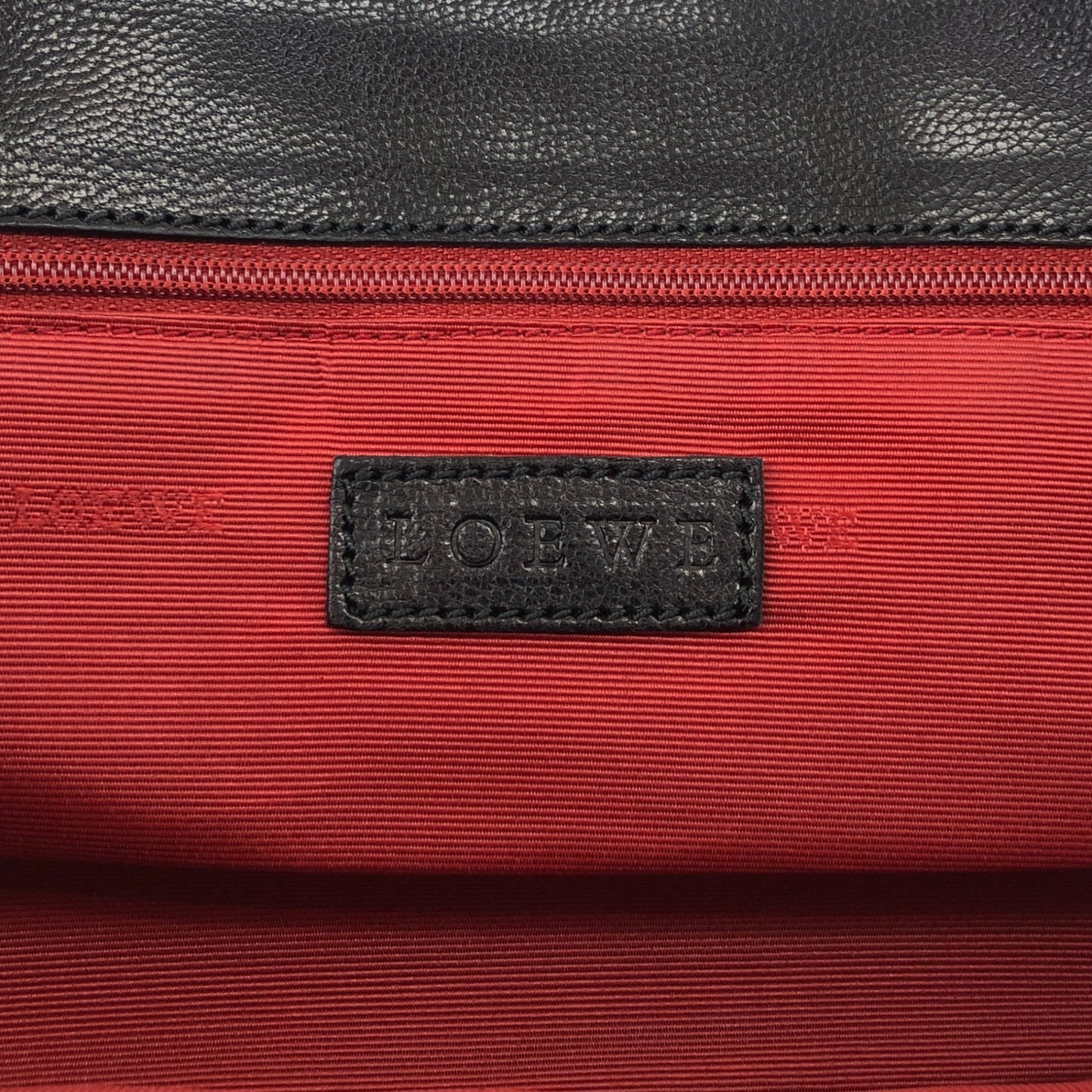 LOEWE Anagram Shoulder bag Black Vintage nw22j6