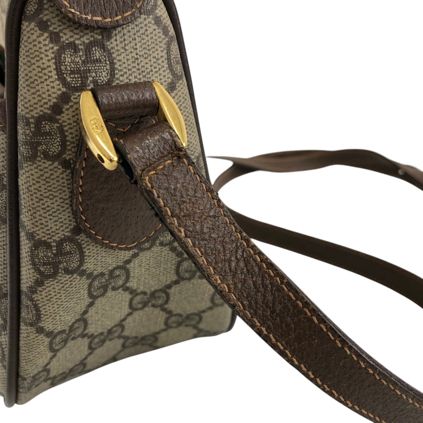 GUCCI Sherry Line Shoulder bag Beige Vintage wwyvj3