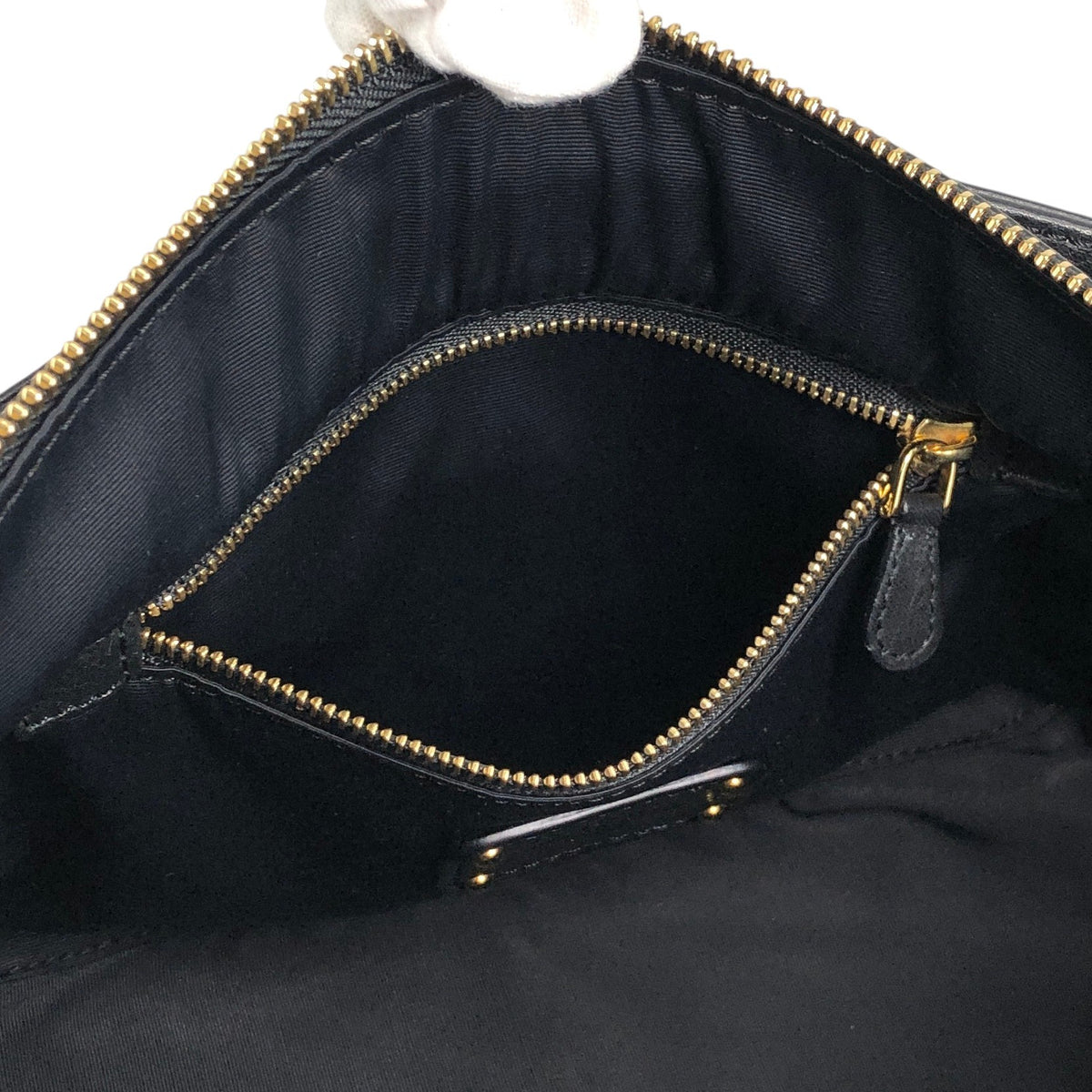 LOEWE Logo Shoulder bag Black Vintage earnia