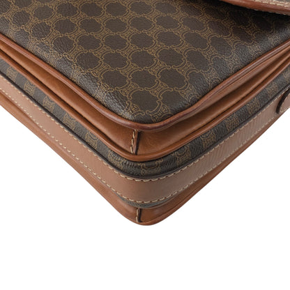 CELINE Macadam Horse Bit Shoulder bag Brown Vintage 3h7y8z