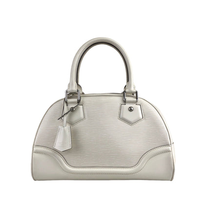 LOUIS VUITTON Epi Handbag White Vintage br6iiz