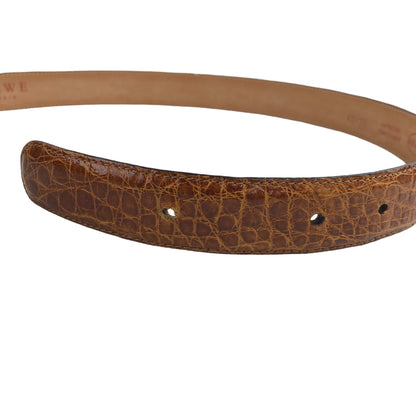 LOEWE Anagram Belt Brown Vintage 7x2w68