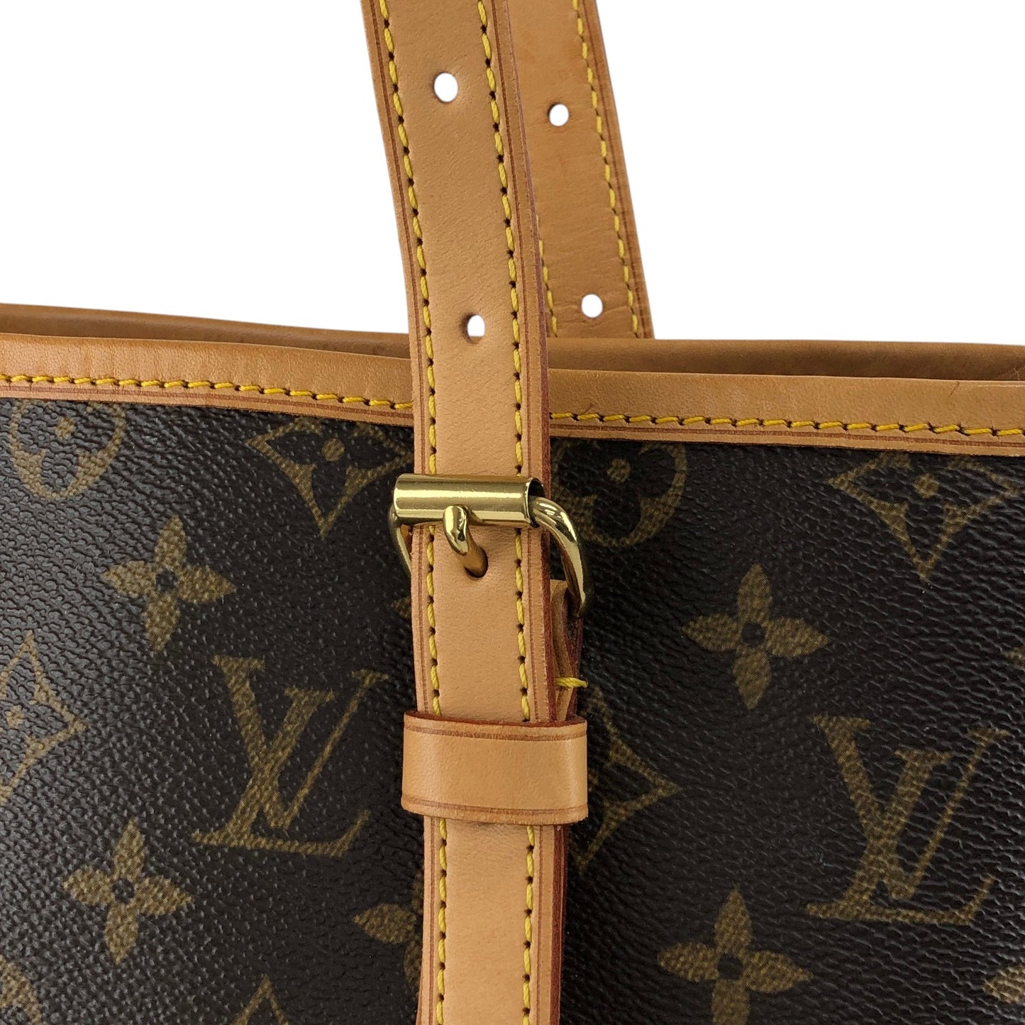 LOUIS VUITTON Monogram Totebag Brown Vintage nh8c8s