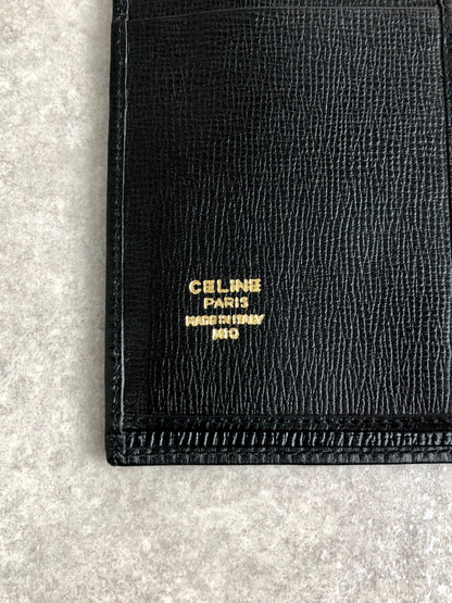 CELINE Circle Long Wallet Black Vintage eb8j2d