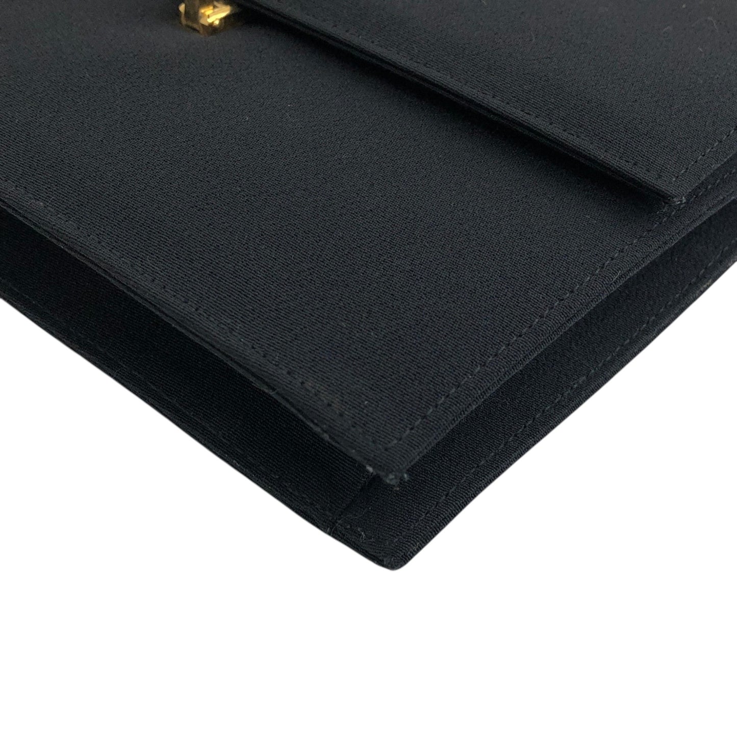 CELINE Triomphe Chain Shoulder bag Black Vintage 7i7ugg