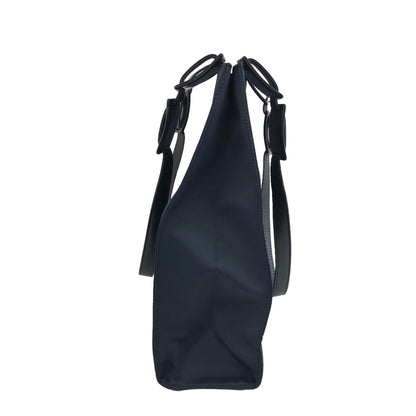 Yves Saint Laurent YSL Logo Nylon Handbag Navy Vintage syhg5u