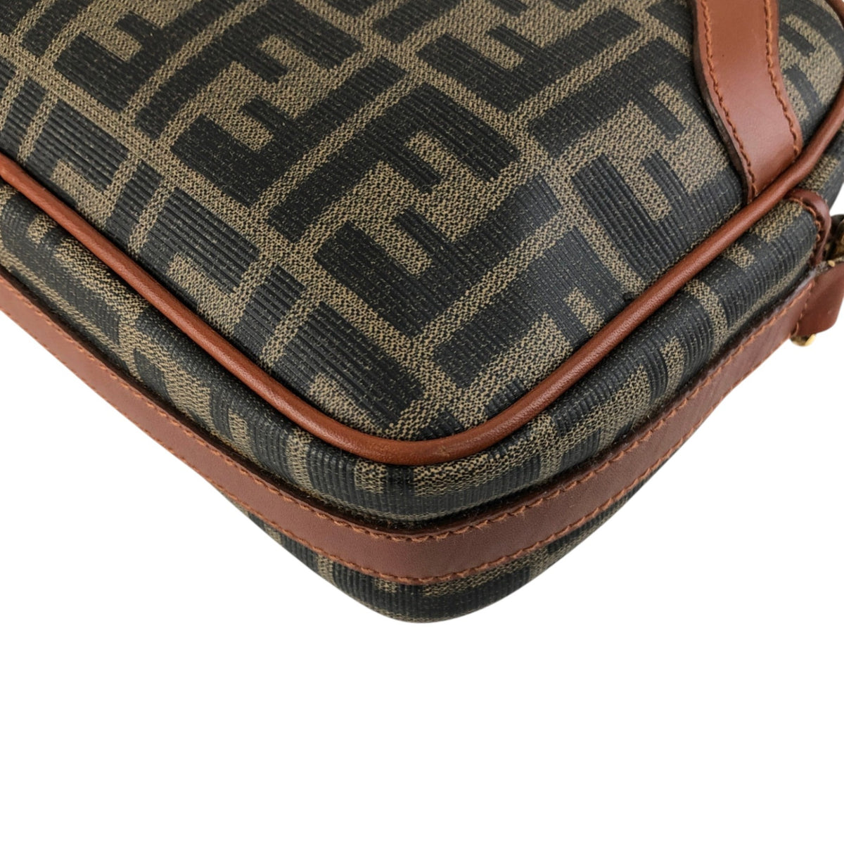 FENDI Zucca Logo Shoulder bag Brown Vintage ycr64x