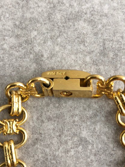 CELINE Triomphe Bracelet Gold Vintage jcvddc