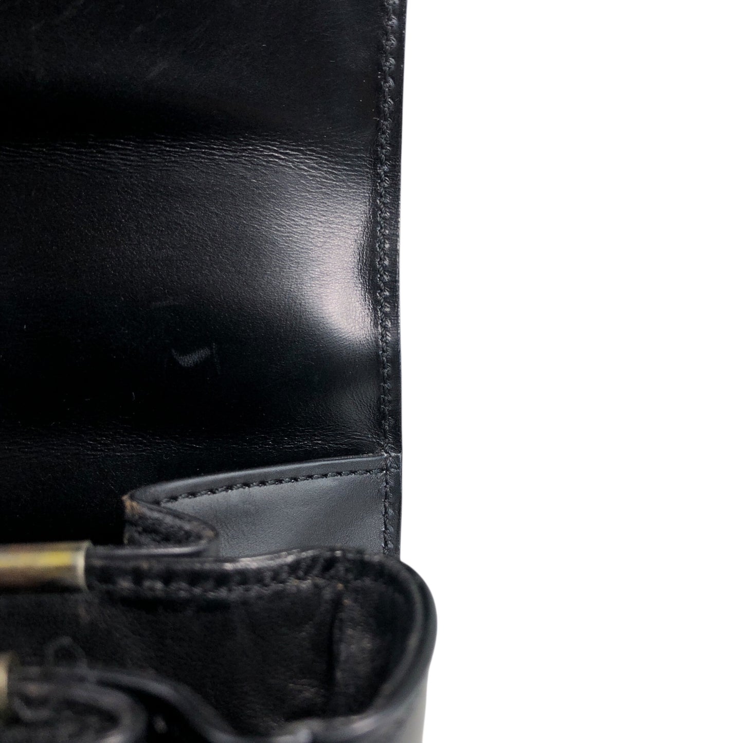 CELINE Horse Carriage Shoulder bag Black Vintage rfmfw6