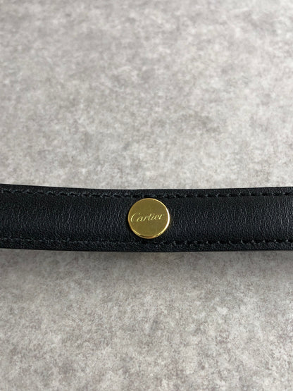 Cartier Belt Black Vintage ieh2c2