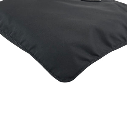 PRADA Tessuto Triangle Logo Shoulder bag Black Vintage ifhbwp