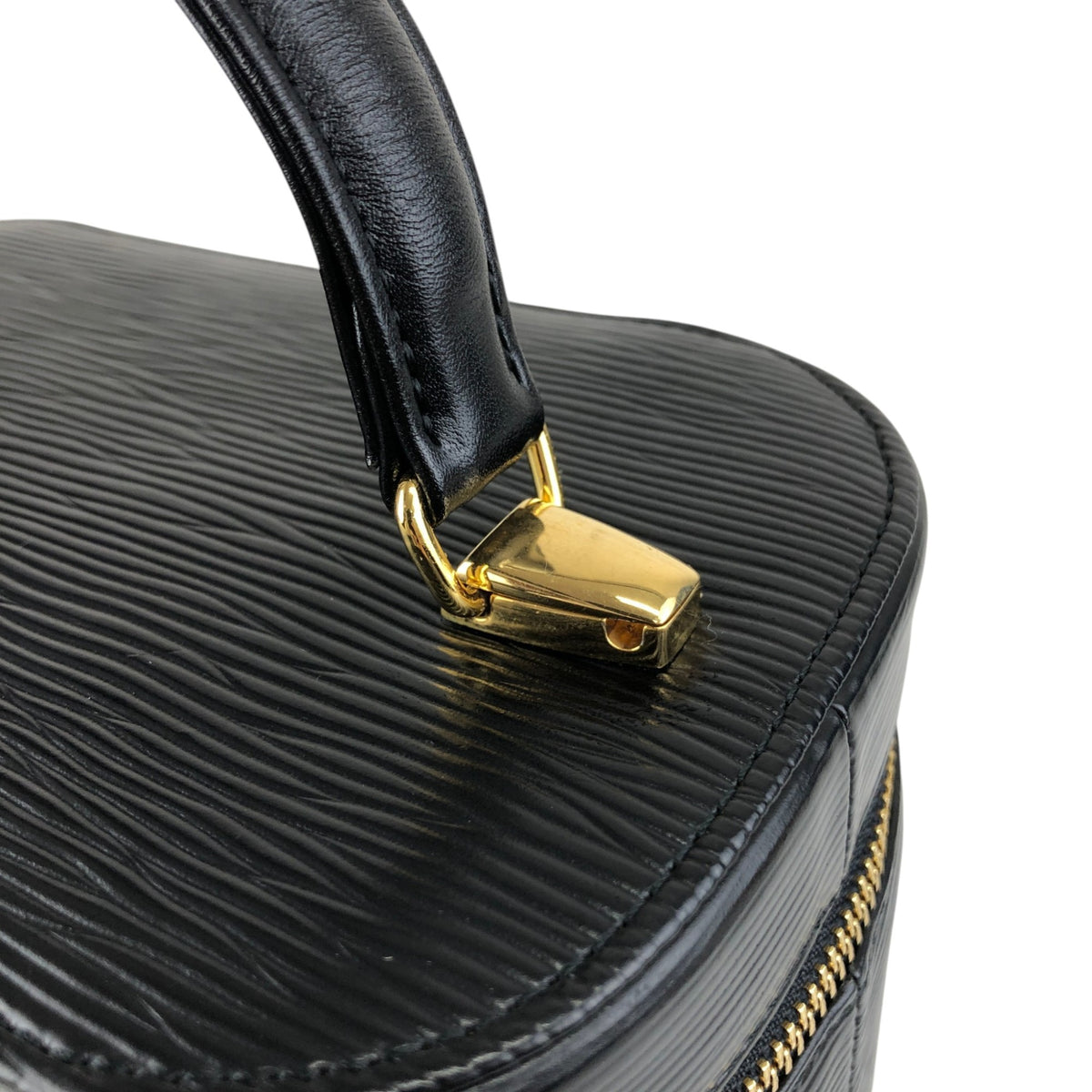 VALENTINO GARAVANI Logo Charm Two-way Handbag Shoulder bag Black Vintage b2wgf5