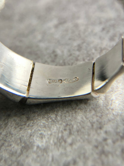 GUCCI Bamboo SILVER925 Ring Silver Vintage eb2uzu