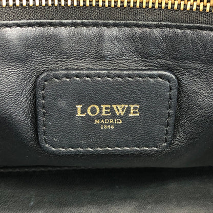 LOEWE Amazona28 Anagram Two-way Boston bag Shoulder bag Black Vintage v3dz54