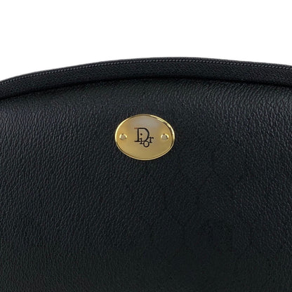 Christian Dior Honeycomb Pattern Chain Shoulder bag Black Vintage b8y78k