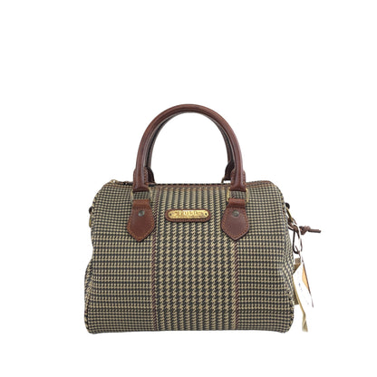 RALPH LAUREN PVC Handbag Boston bag Brown Vintage udae2k