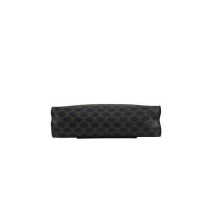 CELINE Macadam Shoulder bag Black Vintage dwm48m